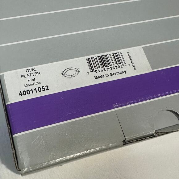 Marquis by Waterford Crystal Bow Oval Platter Tray, 12 inches, NEW IN BOX - Picture 4 of 6